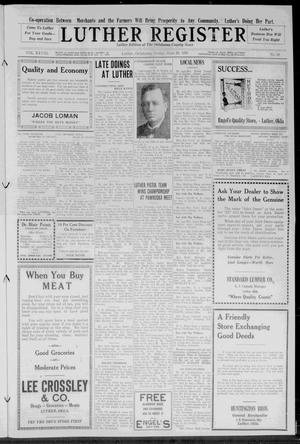 Luther Register (Luther, Okla.), Vol. 28, No. 50, Ed. 1 Friday, June 29, 1928