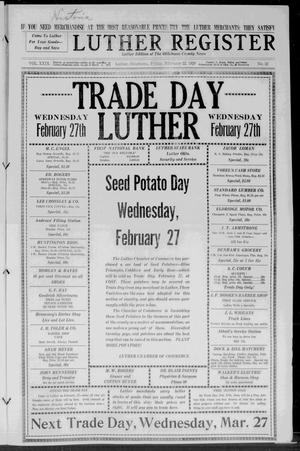 Luther Register (Luther, Okla.), Vol. 29, No. 32, Ed. 1 Friday, February 22, 1929