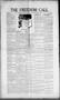Thumbnail image of item number 1 in: 'The Freedom Call (Freedom, Okla.), Vol. 26, No. 11, Ed. 1 Thursday, December 23, 1948'.