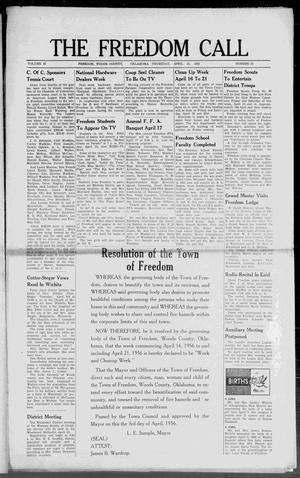 The Freedom Call (Freedom, Okla.), Vol. 33, No. 25, Ed. 1 Thursday, April 12, 1956