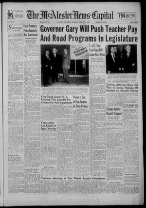 The McAlester News-Capital (McAlester, Okla.), Vol. 61, Ed. 1 Saturday, February 9, 1957