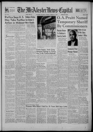 The McAlester News-Capital (McAlester, Okla.), Vol. 61, Ed. 1 Saturday, February 16, 1957
