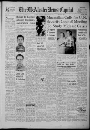 The McAlester News-Capital (McAlester, Okla.), Vol. 62, Ed. 1 Thursday, July 31, 1958