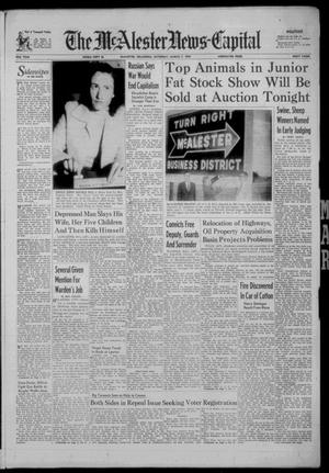 Primary view of object titled 'The McAlester News-Capital (McAlester, Okla.), Vol. 63, Ed. 1 Saturday, March 7, 1959'.