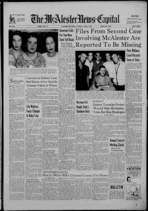 The McAlester News-Capital (McAlester, Okla.), Vol. 63, Ed. 1 Saturday, June 6, 1959