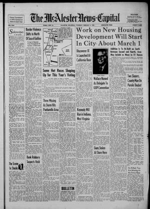 The McAlester News-Capital (McAlester, Okla.), Vol. 64, Ed. 1 Thursday, February 4, 1960