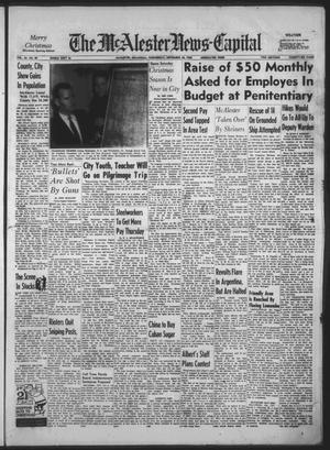 Primary view of object titled 'The McAlester News-Capital (McAlester, Okla.), Vol. 65, No. 88, Ed. 1 Wednesday, November 30, 1960'.