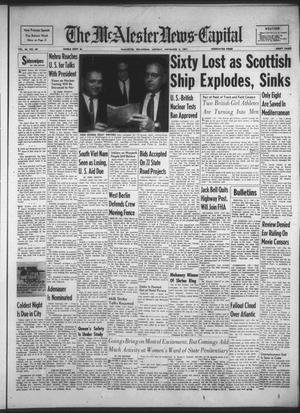 Primary view of object titled 'The McAlester News-Capital (McAlester, Okla.), Vol. 66, No. 68, Ed. 1 Monday, November 6, 1961'.