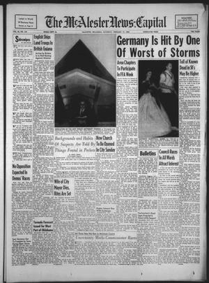 Primary view of object titled 'The McAlester News-Capital (McAlester, Okla.), Vol. 66, No. 154, Ed. 1 Saturday, February 17, 1962'.