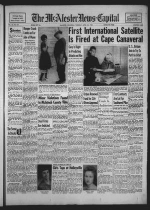 The McAlester News-Capital (McAlester, Okla.), Vol. 66, No. 212, Ed. 1 Thursday, April 26, 1962