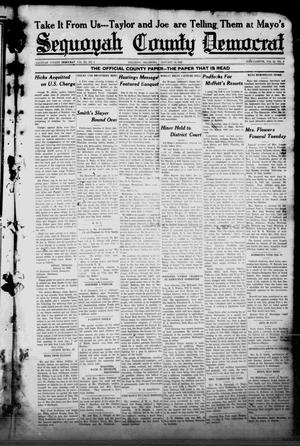 Primary view of object titled 'Sequoyah County Democrat (Sallisaw, Okla.), Vol. 20, No. 3, Ed. 1 Friday, January 15, 1926'.
