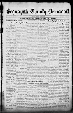 Sequoyah County Democrat (Sallisaw, Okla.), Vol. 20, No. 18, Ed. 1 Friday, April 30, 1926