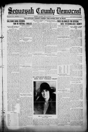 Primary view of object titled 'Sequoyah County Democrat (Sallisaw, Okla.), Vol. 20, No. 44, Ed. 1 Friday, November 19, 1926'.