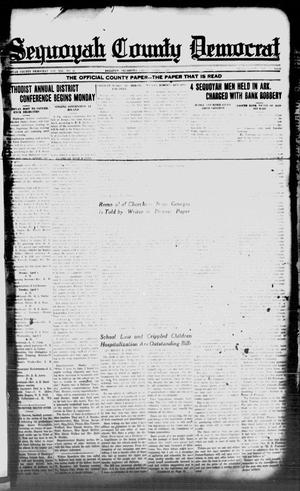 Sequoyah County Democrat (Sallisaw, Okla.), Vol. 21, No. 12, Ed. 1 Friday, April 1, 1927