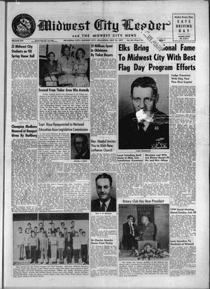 Primary view of object titled 'Midwest City Leader and The Midwest City News (Midwest City, Okla.), Vol. 14, No. 44, Ed. 1 Thursday, July 25, 1957'.