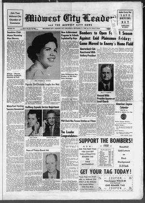 Midwest City Leader and The Midwest City News (Midwest City, Okla.), Vol. 15, No. 51, Ed. 1 Thursday, September 11, 1958