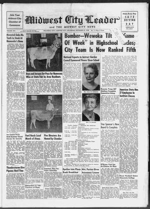 Midwest City Leader and The Midwest City News (Midwest City, Okla.), Vol. 16, No. 1, Ed. 1 Thursday, September 25, 1958