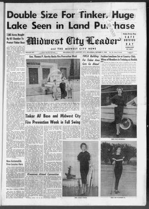 Midwest City Leader and The Midwest City News (Midwest City, Okla.), Vol. 16, No. 3, Ed. 1 Thursday, October 9, 1958