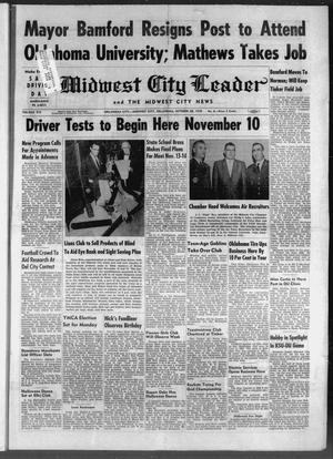 Midwest City Leader and The Midwest City News (Midwest City, Okla.), Vol. 16, No. 6, Ed. 1 Thursday, October 30, 1958