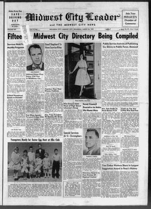 Primary view of object titled 'Midwest City Leader and The Midwest City News (Midwest City, Okla.), Vol. 16, No. 27, Ed. 1 Thursday, March 26, 1959'.