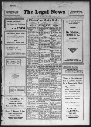 The Legal News (Oklahoma City, Okla.), Vol. 33, No. 4, Ed. 1 Thursday, January 27, 1938