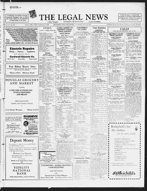 The Legal News (Oklahoma City, Okla.), Vol. 33, No. 103, Ed. 1 Tuesday, May 24, 1938
