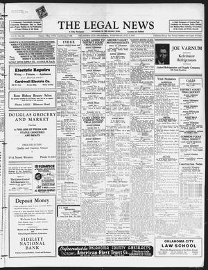 The Legal News (Oklahoma City, Okla.), Vol. 33, No. 138, Ed. 1 Wednesday, July 6, 1938