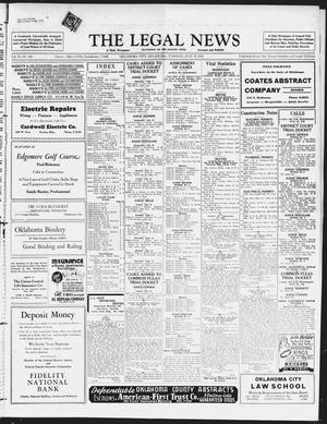 The Legal News (Oklahoma City, Okla.), Vol. 33, No. 148, Ed. 1 Tuesday, July 19, 1938
