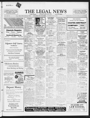 The Legal News (Oklahoma City, Okla.), Vol. 33, No. 152, Ed. 1 Saturday, July 23, 1938