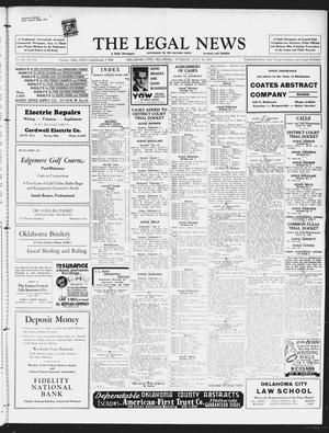 The Legal News (Oklahoma City, Okla.), Vol. 33, No. 154, Ed. 1 Tuesday, July 26, 1938