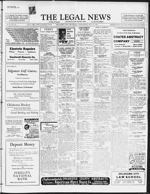 The Legal News (Oklahoma City, Okla.), Vol. 33, No. 155, Ed. 1 Wednesday, July 27, 1938