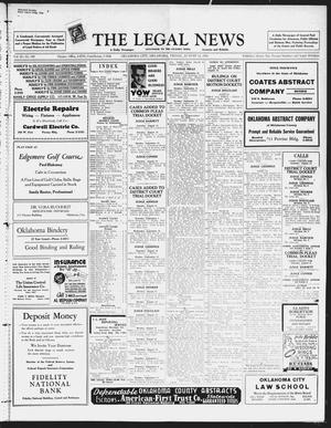 The Legal News (Oklahoma City, Okla.), Vol. 33, No. 169, Ed. 1 Friday, August 12, 1938