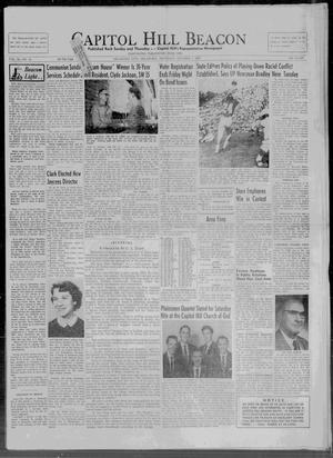 Primary view of object titled 'Capitol Hill Beacon (Oklahoma City, Okla.), Vol. 56, No. 21, Ed. 1 Thursday, October 3, 1957'.