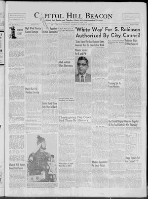 Capitol Hill Beacon (Oklahoma City, Okla.), Vol. 57, No. 35, Ed. 1 Thursday, November 20, 1958