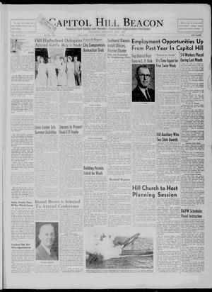 Primary view of object titled 'Capitol Hill Beacon (Oklahoma City, Okla.), Vol. 57, No. 93, Ed. 1 Thursday, June 11, 1959'.