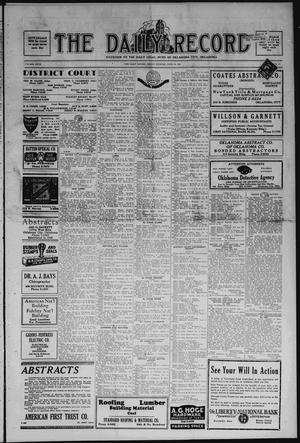 The Daily Record (Oklahoma City, Okla.), Vol. 27, No. 140, Ed. 1 Friday, June 20, 1930