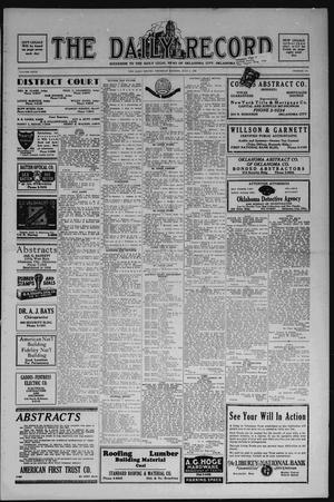 The Daily Record (Oklahoma City, Okla.), Vol. 27, No. 151, Ed. 1 Thursday, July 3, 1930