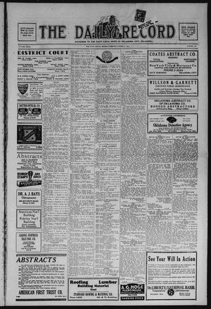 The Daily Record (Oklahoma City, Okla.), Vol. 27, No. 184, Ed. 1 Monday, August 11, 1930