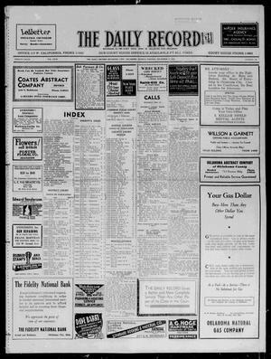 Primary view of object titled 'The Daily Record (Oklahoma City, Okla.), Vol. 31, No. 299, Ed. 1 Monday, December 17, 1934'.