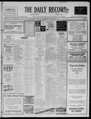 Primary view of object titled 'The Daily Record (Oklahoma City, Okla.), Vol. 32, No. 35, Ed. 1 Monday, February 11, 1935'.