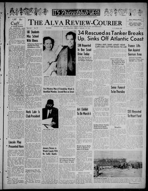 The Alva Review-Courier (Alva, Okla.), Vol. 58, No. 131, Ed. 1 Tuesday, February 19, 1952