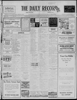 The Daily Record (Oklahoma City, Okla.), Vol. 32, No. 110, Ed. 1 Thursday, May 9, 1935