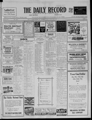 The Daily Record (Oklahoma City, Okla.), Vol. 32, No. 124, Ed. 1 Saturday, May 25, 1935