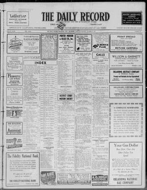 The Daily Record (Oklahoma City, Okla.), Vol. 32, No. 253, Ed. 1 Thursday, October 24, 1935
