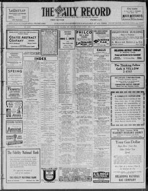 The Daily Record (Oklahoma City, Okla.), Vol. 33, No. 89, Ed. 1 Monday, April 13, 1936