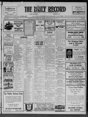 The Daily Record (Oklahoma City, Okla.), Vol. 33, No. 103, Ed. 1 Wednesday, April 29, 1936