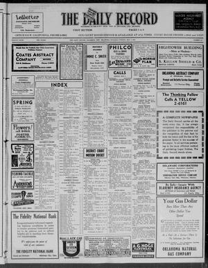 The Daily Record (Oklahoma City, Okla.), Vol. 33, No. 110, Ed. 1 Thursday, May 7, 1936