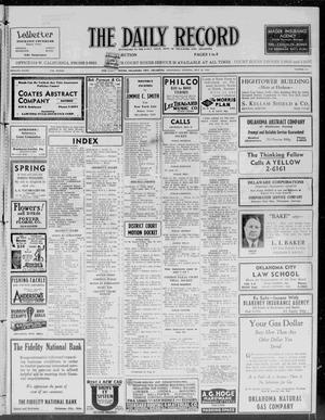 The Daily Record (Oklahoma City, Okla.), Vol. 33, No. 121, Ed. 1 Wednesday, May 20, 1936