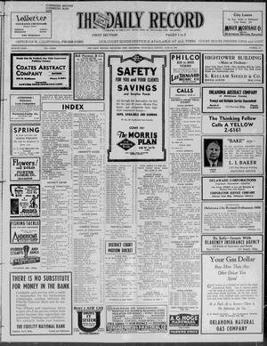 The Daily Record (Oklahoma City, Okla.), Vol. 33, No. 139, Ed. 1 Wednesday, June 10, 1936
