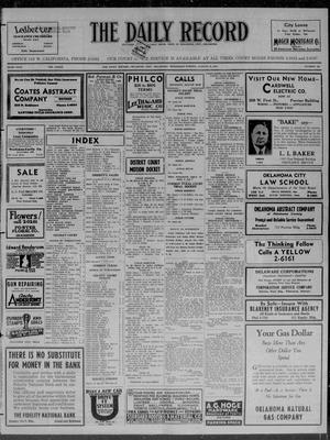 The Daily Record (Oklahoma City, Okla.), Vol. 33, No. 198, Ed. 1 Wednesday, August 19, 1936